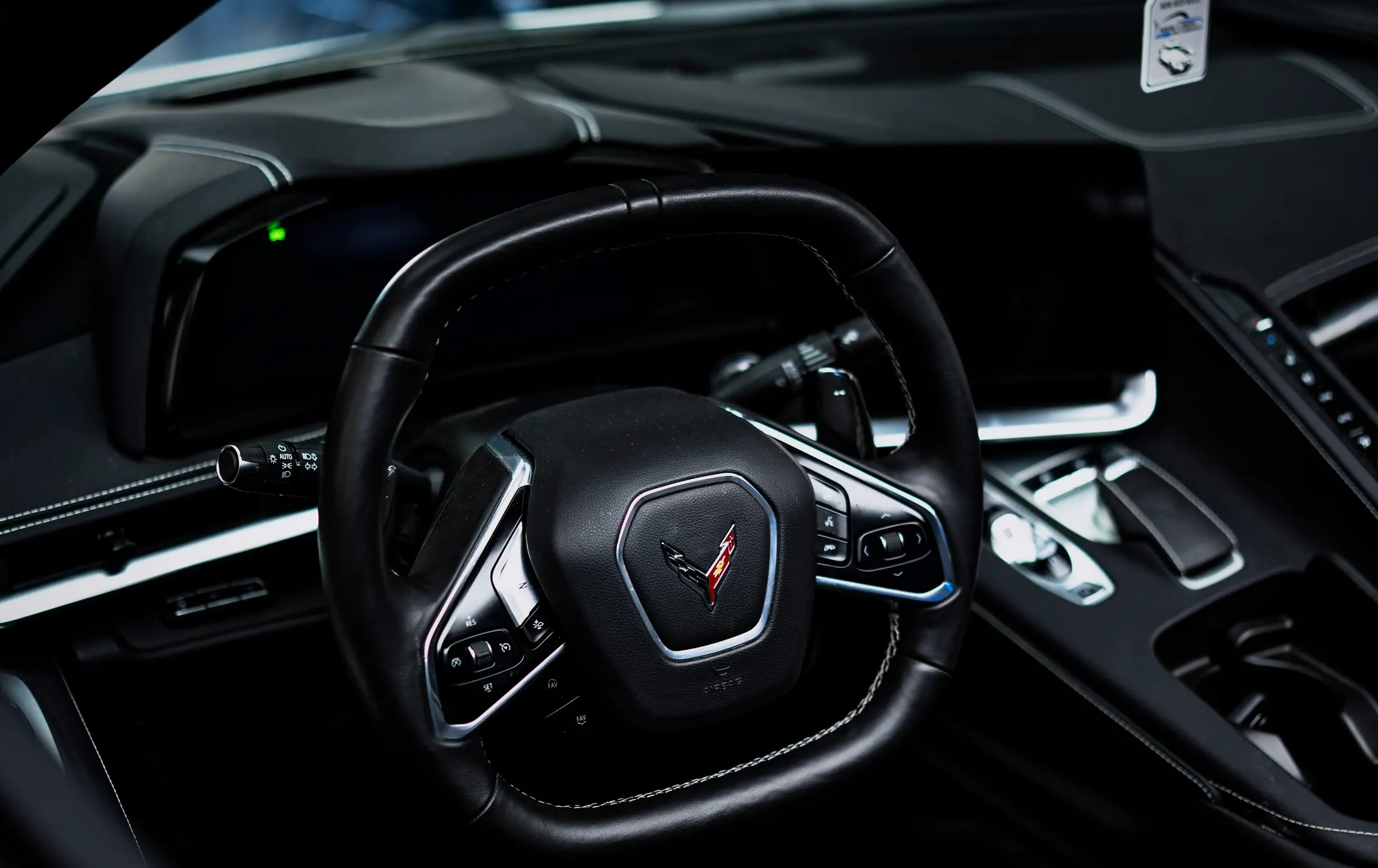 Chevrolet Corvette C8 Convertible detail: interior and cabin